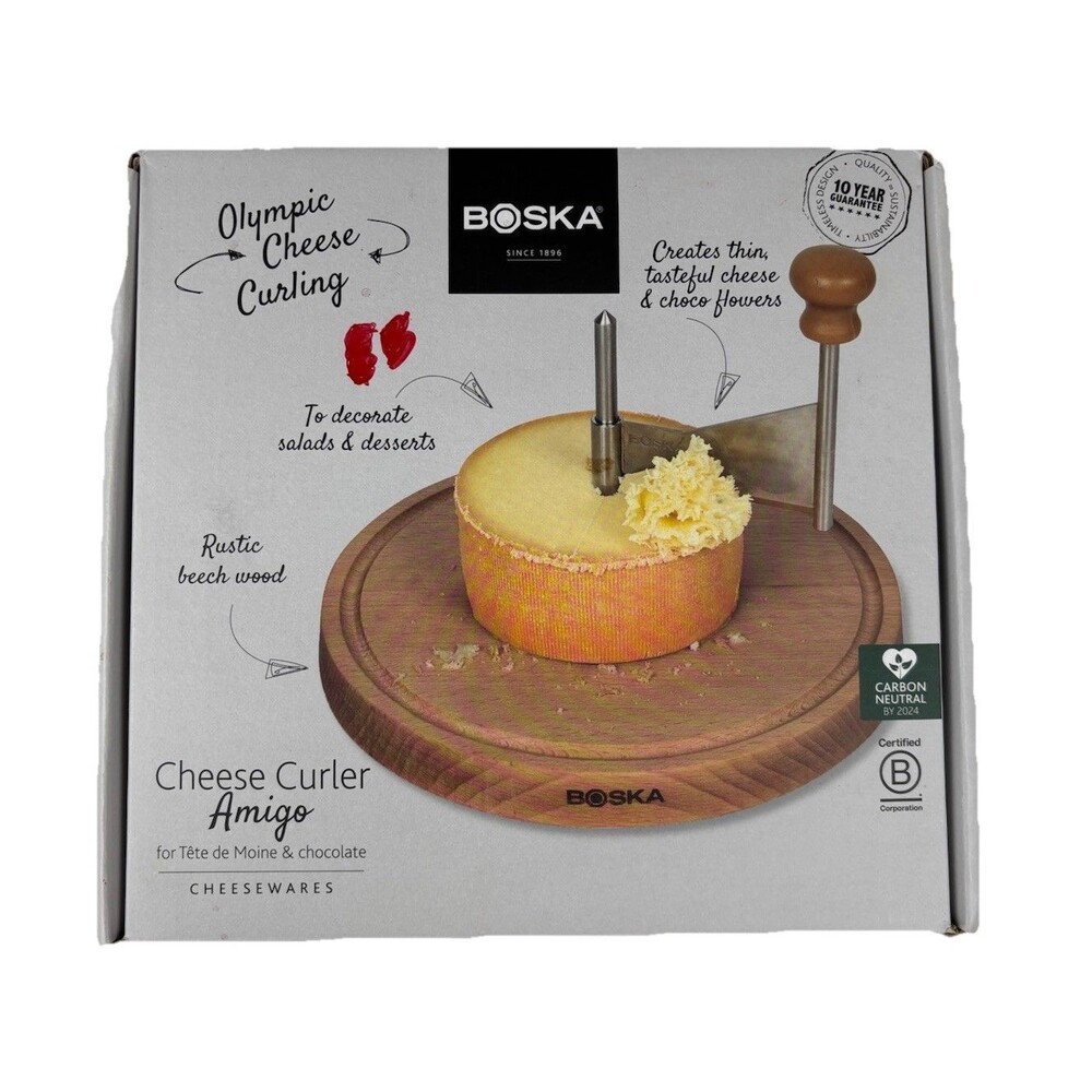Boska Cheese Curler Amigo Cheese Shaver Board Kitchen Tool OPEN BOX